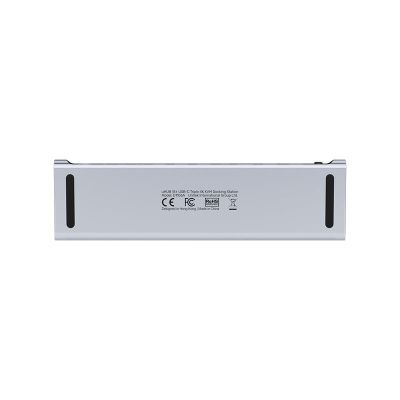 7. UNITEK KVM-Dockingstation mit 2x HDMI, 1x DP 4K, USB-C, MST, HDMI 2.0 und Standfuß