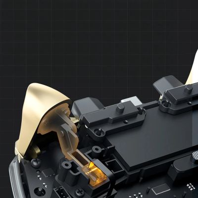 4. Machenike G5Pro Premium Edition Kabelloser Gamecontroller mit Ladestation – Schwarz und Gold