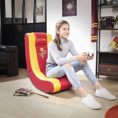 4. Subsonic SA5610-H1 Gaming-Stuhl, Konsolen-Gaming-Stuhl, gepolsterter Sitz, Rot, Gelb