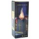 5. Batteriebetriebene LED-Kerze mit Timer-Laterneneinsatz, 16 cm