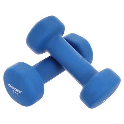 3. EB FIT Neopren-Hantel 2 kg blau 1029252