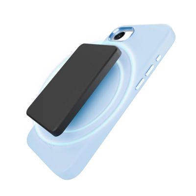 4. Puro Icon Mag Pro MagSafe Silikonhülle für iPhone 16e/17e – Blau