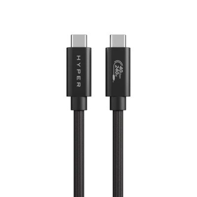 2. HYPER HyperDrive Next USB-Kabel USB4 Gen 3x2 1,2 m USB-C Schwarz
