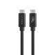 2. HYPER HyperDrive Next USB-Kabel USB4 Gen 3x2 1,2 m USB-C Schwarz