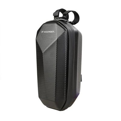 Wozinsky wasserdichte Lenkertasche für den Scooter, Scooter-Tasche, 4 l, schwarz (WSB2BK)