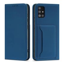 Magnetkartenetui für Xiaomi Redmi Note 11 Pro Pouch Card Wallet Kartenhalter Blau