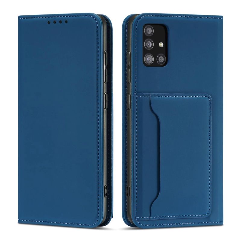 Magnetkartenetui für Xiaomi Redmi Note 11 Pro Pouch Card Wallet Kartenhalter Blau