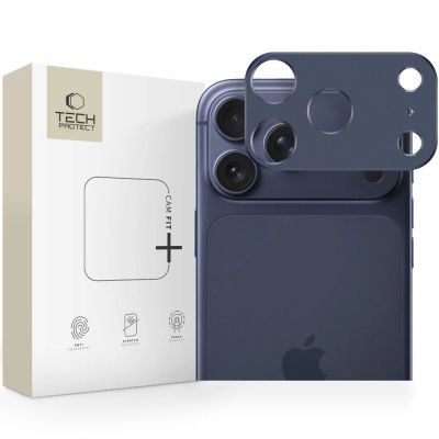 Tech-Protect Camalloy Fit+ Kameraabdeckung für iPhone 17 Pro Max – Marineblau