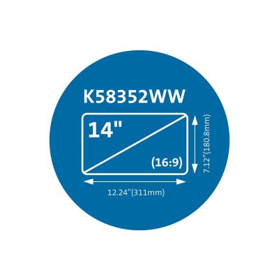 12. Kensington MagPro™ Magnetischer Sichtschutzfilter für 14"-Laptops (16:9)