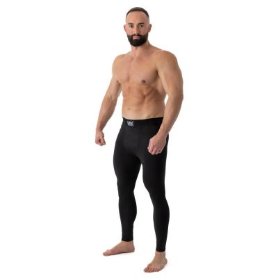 3. Lange schwarze Trainingsleggings - CSL - S