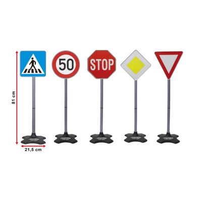 3. Jamara 460257 Schaukelspielzeug-Zubehörset mit Verkehrsschildern