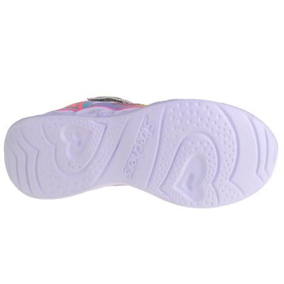 4. Skechers Heart Lights-Rainbow Lux 302308L-SMLT Grau 27