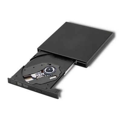 2. QOLTEC Externer DVD-RW-Recorder | USB 2.0 | Schwarz