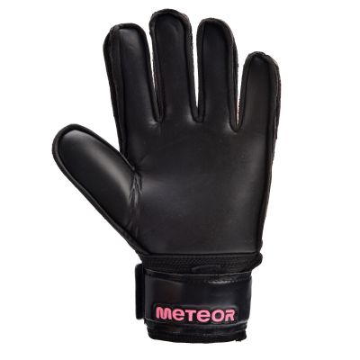 10. Meteor Catch 9 goalkeeper gloves black/pink