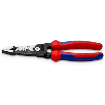 6. Knipex 13 72 200 ME Abisolierzange Schwarz, Blau, Rot, Edelstahl