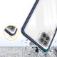 6. Klare 3in1 Hülle für Samsung Galaxy A12 5G Frame Gel Cover Blau