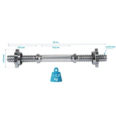 11. Kurzer Lenker 35 cm + ENERO FIT Klemmen Ø25,4 mm