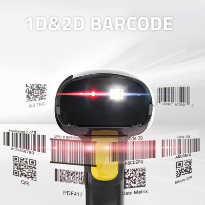 3. QOLTEC KABELLOSER BARCODE-SCANNER 1D | 2D | 2.4GHZ