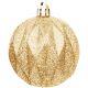 3. Dekorative Kunststoffkugeln, 6 cm, Set mit 35 Stück, Gold