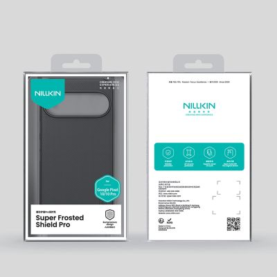 19. Nillkin Super Frosted Shield Pro Hülle für Google Pixel 10/10 Pro – Schwarz