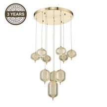 LED-Kronleuchter A2360-10 in Gold