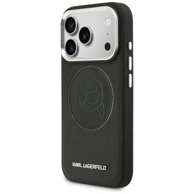 2. Karl Lagerfeld K Head Point Logo MagSafe Hülle für iPhone 17 Pro - Schwarz