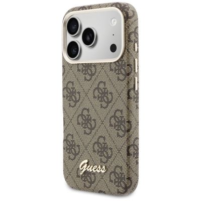 2. Guess 4G Script MagSafe Hülle für iPhone 17 Pro Max – Braun