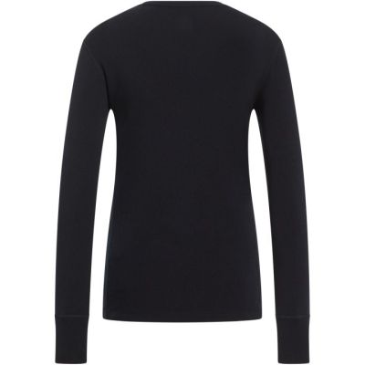 2. Odlo BL TOP Langarmshirt mit Rundhalsausschnitt aus Merinowolle (260 g) für Damen, Größe S, Schwarz