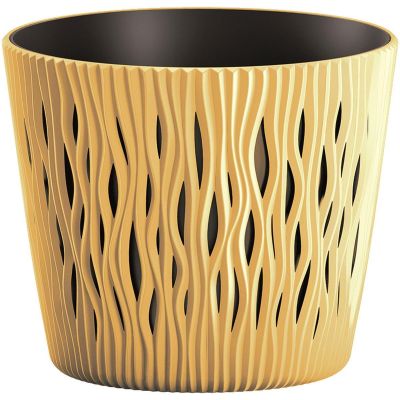 SANDY RUND TOPF DURCHMESSER 22 CM MOCCA