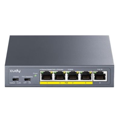 PoE-Switch/Extender PoE40 4-Port + 1x Uplink-Cudy