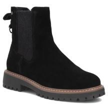 Schwarze Damen-Leder-Chelsea-Boots Filippo DBT7935