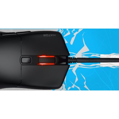 11. HATOR Pulsar 3 Kabellose Gaming-Maus, beidhändig bedienbar, Funkfernbedienung + Bluetooth + USB Typ-C, optisch, 12000 DPI