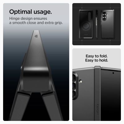 13. Spigen Tough Armor Pro Mag MagSafe Case für Samsung Galaxy Z Fold 7 - Schwarz