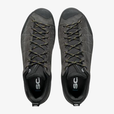 5. Scarpa Zodiac GTX Schuhe, anthrazitfarben, Schwefelgelb, Größe 46,5