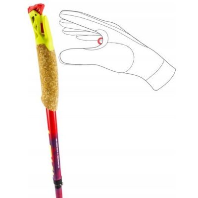 6. LEKI TRL ULTRATRAIL FX ONE Trekkingstöcke, 120 cm, rot