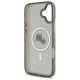 7. Karl Lagerfeld IML Metal Karl&Choupette Head MagSafe Hülle für iPhone 16 Plus - Schwarz