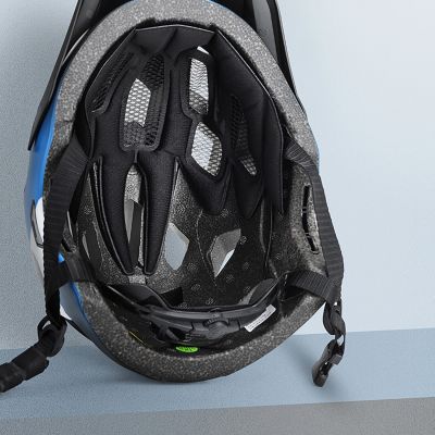 2. Rockbros TS-61 10110061001 Kinderfahrradhelm mit abnehmbarem Kinnschutz, Größe S (48–54) – Blau