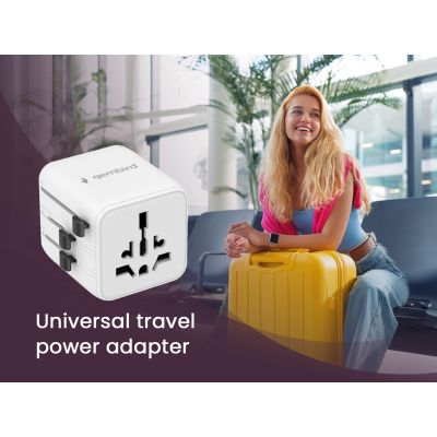 8. GEMBIRD UNIVERSAL-REISEADAPTER WEISS