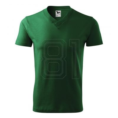 5. Malfini V-Ausschnitt T-Shirt M MLI-10206 flaschengrün