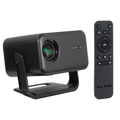 BLOW AndroidTV FullHD MaxView tragbarer Projektor schwarz