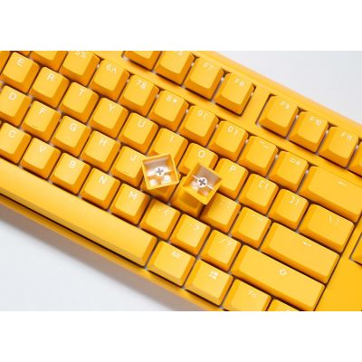 2. Ducky One 3 Gelbe TKL Gaming-Tastatur USB Deutsch Gelb