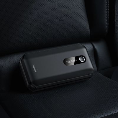 11. Starthilfegerät Baseus Power Starter 10000mAh 12V (1000A / 500A) + Krokodilkabel Schwarz (C00245501113-00)