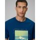 3. Herren-T-Shirt mit Aufdruck, regulär, Größe 4F 4FWSS26TTSHM2783-46S