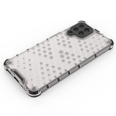 3. Gepanzerte Wabenhülle mit Gelrahmen für Samsung Galaxy M53 5G transparent