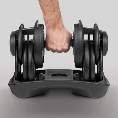 33. Verstellbare Hantel aus Gusseisen 24 kg REBEL ACTIVE