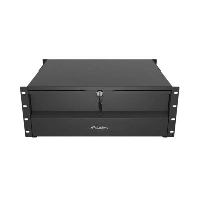 6. LANBERG Schublade für 19"-Schränke 4 HE 360 MM SCHWARZ