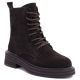 Damen-Ankle-Boots aus Leder, Wildleder, Schokoladenbraun, Sergio Leone TR-02