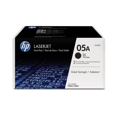 11. HP Original 05A LaserJet Schwarze Tonerkartusche Doppelpackung