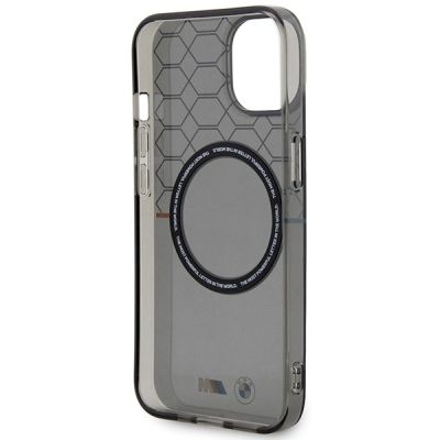 7. BMW Pattern MagSafe Hülle für iPhone 14 Plus – grau