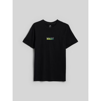 5. Herren-T-Shirt mit Aufdruck, regulär, Größe 4F 4FRAW26TTSHM4665-20S